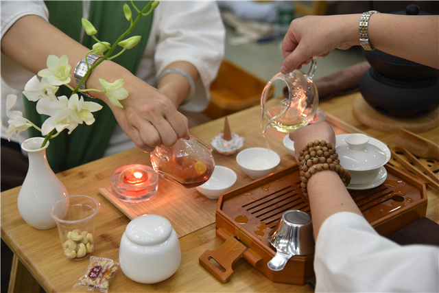 禅修茶道初级讲习班品茶品心课程2